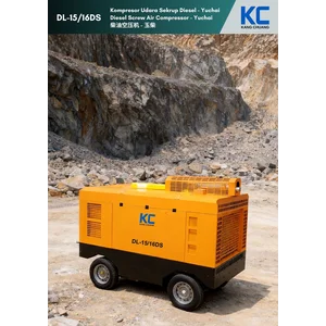 Kompresor Angin Screw Diesel DL-15/16DS - (15 m3 - 16 Bar - 529 CFM - 140 kW)