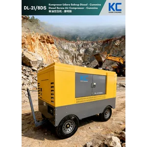Kompresor Angin Screw Diesel DL-21/8DS - (21 m3-8 Bar-741 CFM-153 kW)