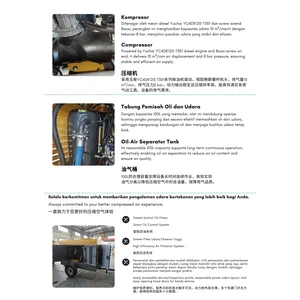 Diesel Screw Air Compressor DL-10-8D (PLC)