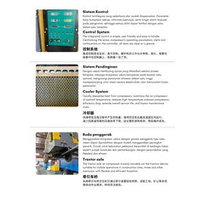 Diesel Screw Air Compressor DL-10-8D (PLC)