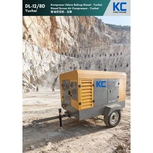 Diesel Screw Air Compressor DL-12-8D (Yuchai)