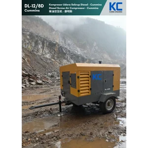 Diesel Screw Air Compressor DL-12-8D (Cummins)