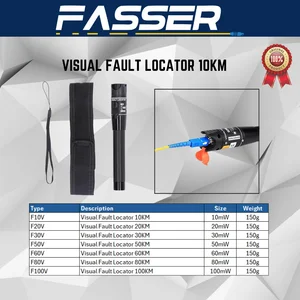 Fasser VFL Visual Fault Locator 10MW 10KM- Senter Kabel Laser vfl 10mw