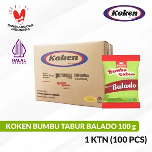 Koken Bumbon Bumbu Tabur Serba Guna - Rasa Balado 100 Gram