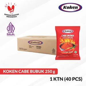 Koken Cabe - Cabai Bubuk Halus Murni 250 Gram