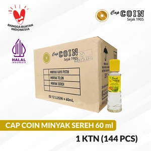 Minyak Sereh Cap Coin 60 ml - Minyak Esensial