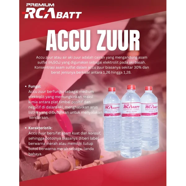Air AKI / ACCU Zuur RCA ( 12 x 1L )