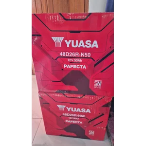 Yuasa 48D26R N50 Aki Mobil 12V 50Ah