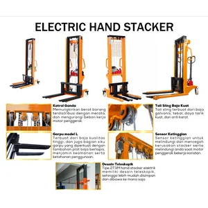 Dutec Electric Hand Stacker 2 Ton Tinggi 3 Meter