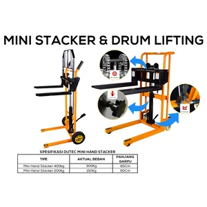 Dutec Mini Hand Stacker Manual Kapasitas 400 Kg
