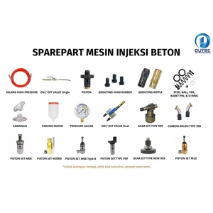 Dutec Sparepart Mesin Injeksi Beton 