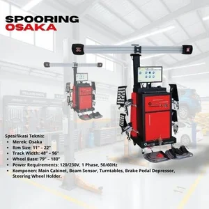 Spooring Balancing Mesin Spooring Camera 3D Wheel Aligner OSAKA