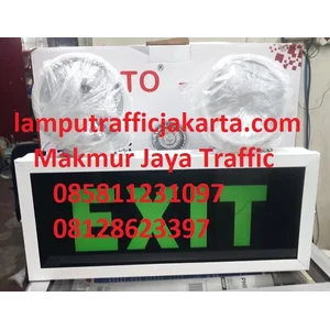 Lampu Emergency exit Twin Spot Hokito