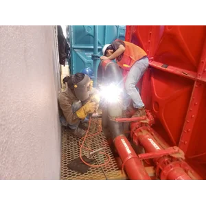 Pengelasan Pipa Hydrant Baja Karbon