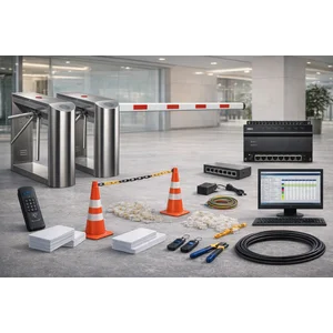 Turnstile Access Control untuk Area Kantor