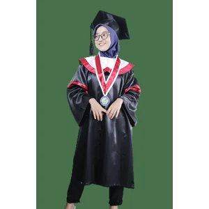 Toga Wisuda Sarjana Custom Bordir Logo Kampus