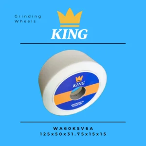 Batu Gerinda Mangkok Asah Pisau 5"/Inch WA60 125x50x31.75x15x15 Cup Grinding Wheel Putih Batu Gerinda / Mata Gerinda