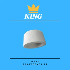 Batu Gerinda Mangkok Asah Pisau 20 cm 8" Inch WA60 200x100x31.75 Cup Grinding Wheel 8 In Putih White Aluminium Oxide Batu Gerinda / Mata Gerinda