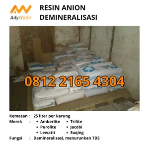 Resin Amberlite Softener Atau Tipe Lain Di Boyolali