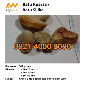 Batu Pasir Silika Untuk Filter Air