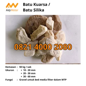 Batu Silika Coklat Untuk Filter Air