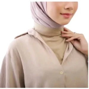 Manset Leher Kaos Kerah Palsu Spandex Premium Export Quality