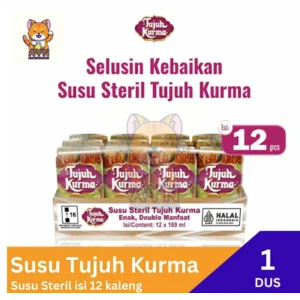 Susu Steril 7 Kurma isi 12 Pcs