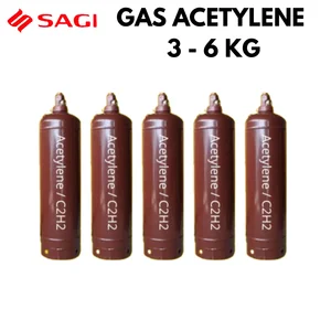 Tabung Gas Acetylene 3–6 Kg Cutting Welding Gas by SAGI