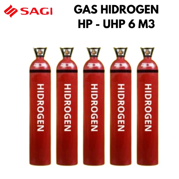Gas Hidrogen HP UHP 6 m³ untuk Industri & Lab by SAGI