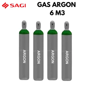 Tabung Gas Argon 6 m³ Shielding Gas Las TIG by SAGI