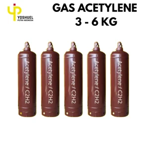 Tabung Gas Acetylene 3–6 Kg untuk Las Industri & Kerajinan 