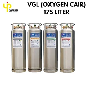 VGL Oxygen Cair Tabung 175 Liter untuk Laboratorium dan Medis