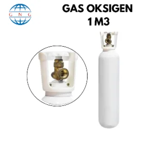 Tabung Oksigen Medis 1 m³ Portable Set Lengkap Refillable