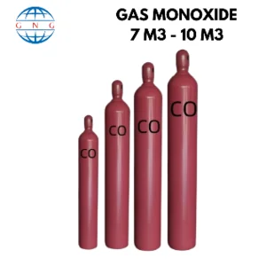 Gas Karbon Monoksida Industri  7 hingga 10 m³ untuk Proses Kimia & Metalurgi Tabung