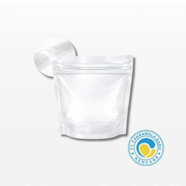 Double Zipper PE Bag Plastik Food Grade