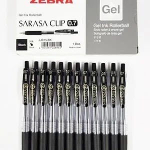 Pulpen dan Pensil  Zebra Sarasa Clip Pen 0.7mm Hitam