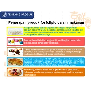 Emulsifier Pengemulsi penstabil makanan Lesitin Kedelai Lesitin Bunga Matahari Non-GMO Lesitin cair standard pangan