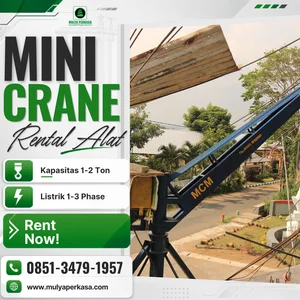 Rental Sewa Mini Crane Jakarta 1 - 2 Ton 0851-3479-1957
