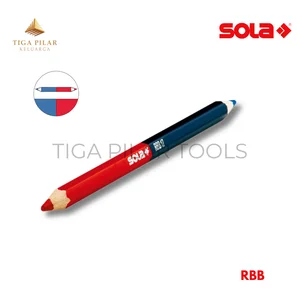 Sola Pensil Tukang Kayu RBB - Pensil Tukang Kayu 9.5 Inch Dua Warna