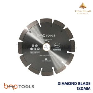 Mata Potong Beton - BAP Tools Diamond Blade 180mm x 10 x 2.3 mm - Mata Potong Beton & Granit