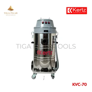 Kertz Industrial Vacuum Cleaner 70L - Three Motors Ametek - Vacuum Cleaner Industri