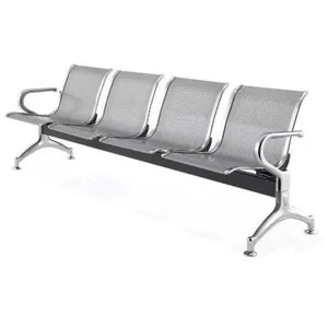 Kursi Tunggu Stainless Bandara 4 seat kokoh anti karat anti rayap Kursi Tunggu