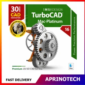 TurboCAD Mac 16 Platinum Lifetime - Aprinotech