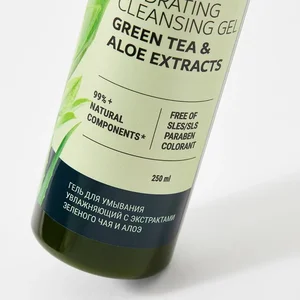 Hydrating Sabun Muka Gel Green Tea Aloe Vera 250ml