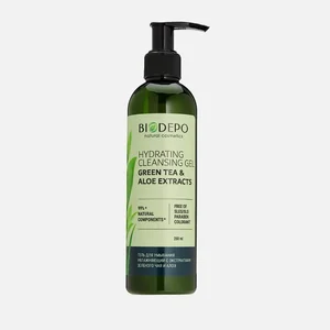 Hydrating Sabun Muka Gel Green Tea Aloe Vera 250ml