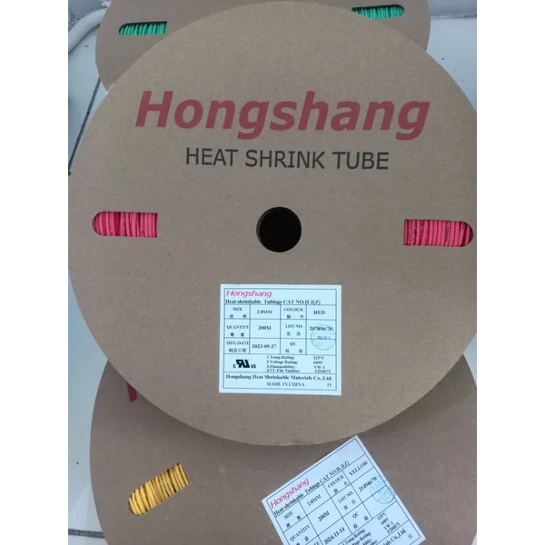 Heat Shrink Kabel Hongshang H-2(Z) Merah Ukuran 2mm