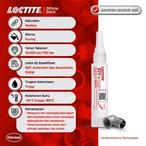 Henkel LOCTITE 577 Thread Sealant Lem Pipa Anti Bocor - 50 ml