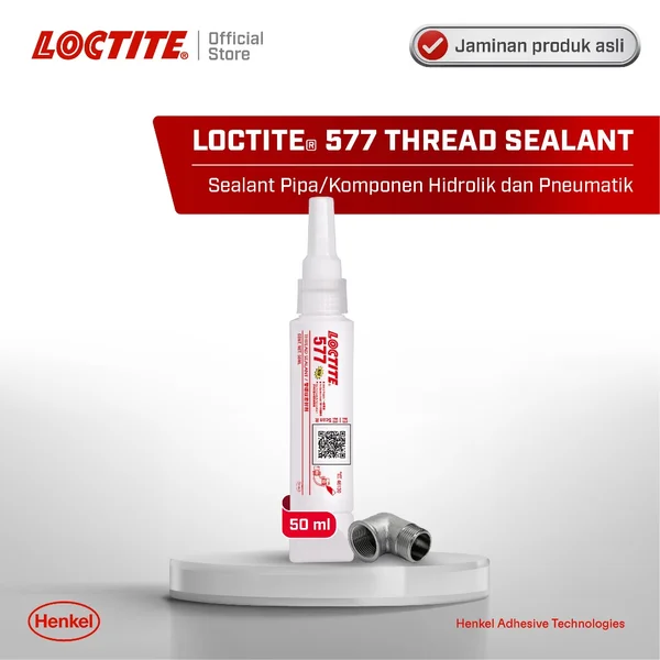 Henkel LOCTITE 577 Thread Sealant Lem Pipa Anti Bocor - 50 ml