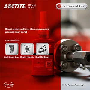 Henkel LOCTITE 271 Threadlocker Lem Baut - 50 ml