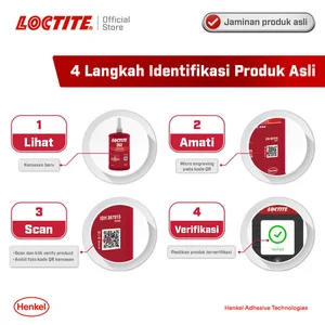 Henkel LOCTITE 262 Threadlocker Lem Baut - 250 ml